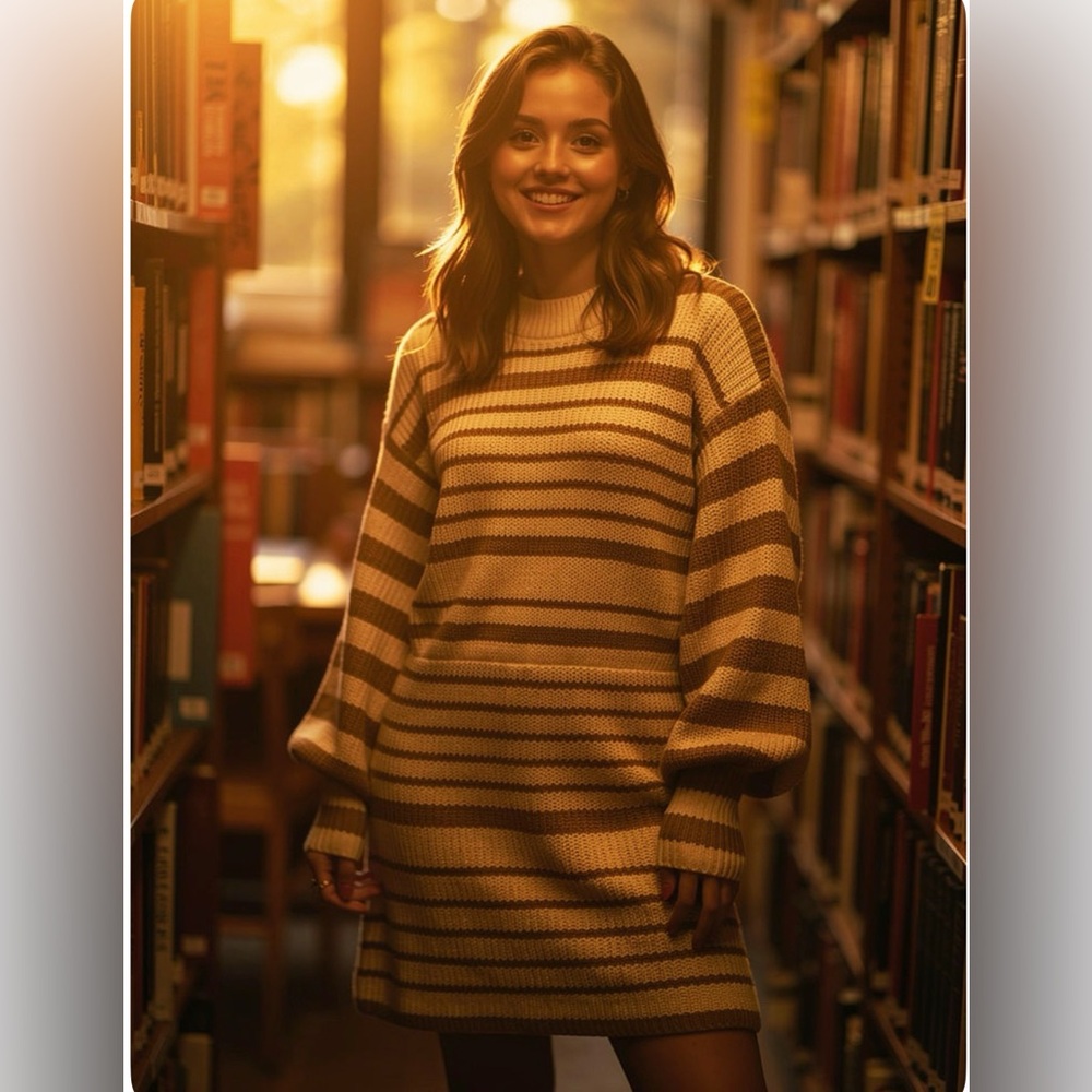 Lucca Kimmy Retro Women’s Sweater Dress